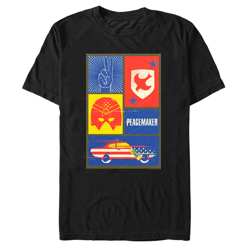 Men's Peacemaker Icon Panels T-Shirt