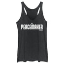 Women's Peacemaker White Classic Logo Racerback Tank Top