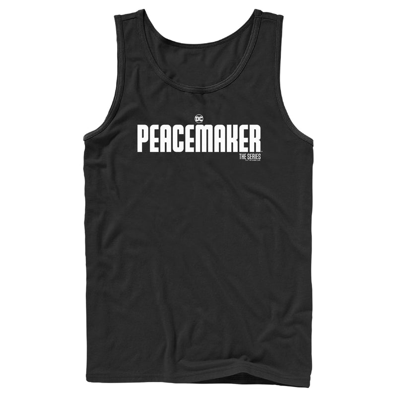 Men's Peacemaker White Classic Logo Tank Top