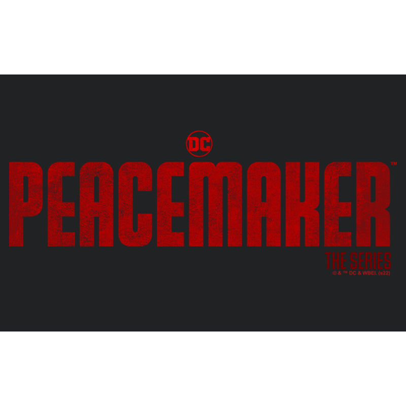 Women's Peacemaker Red Distressed Logo Racerback Tank Top