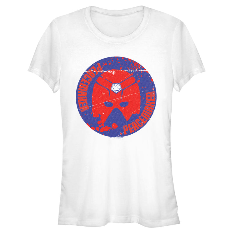 Junior's Peacemaker Red Helmet T-Shirt