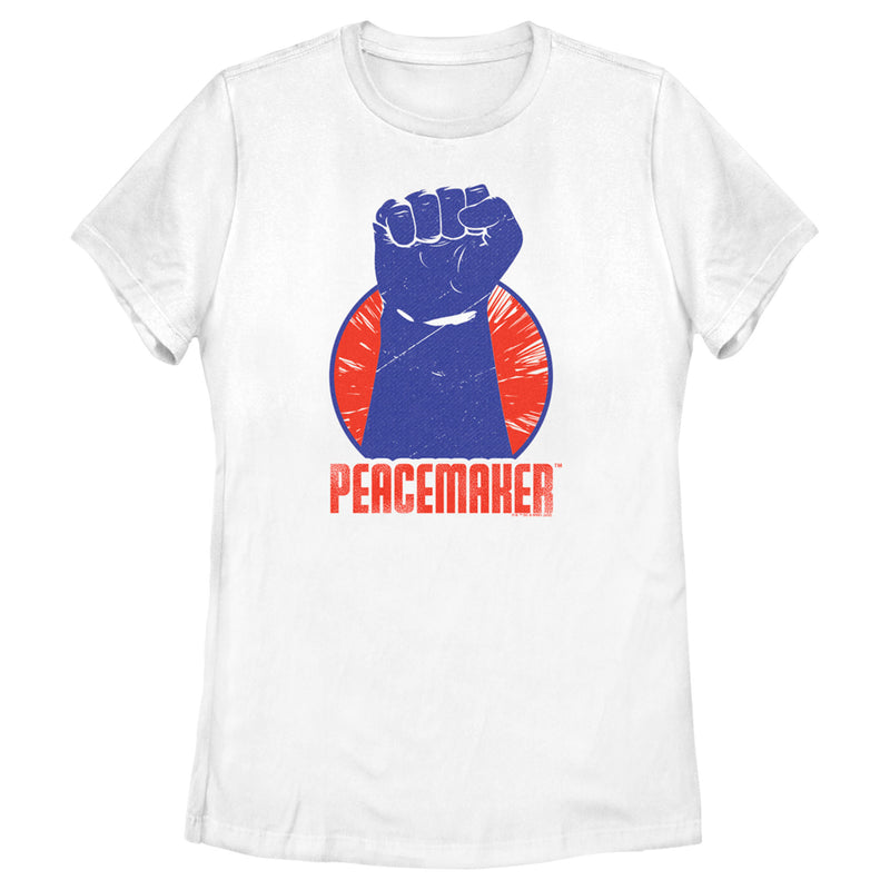 Women's Peacemaker Red Fist Circle T-Shirt