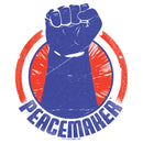 Men's Peacemaker Blue Fist Circle T-Shirt