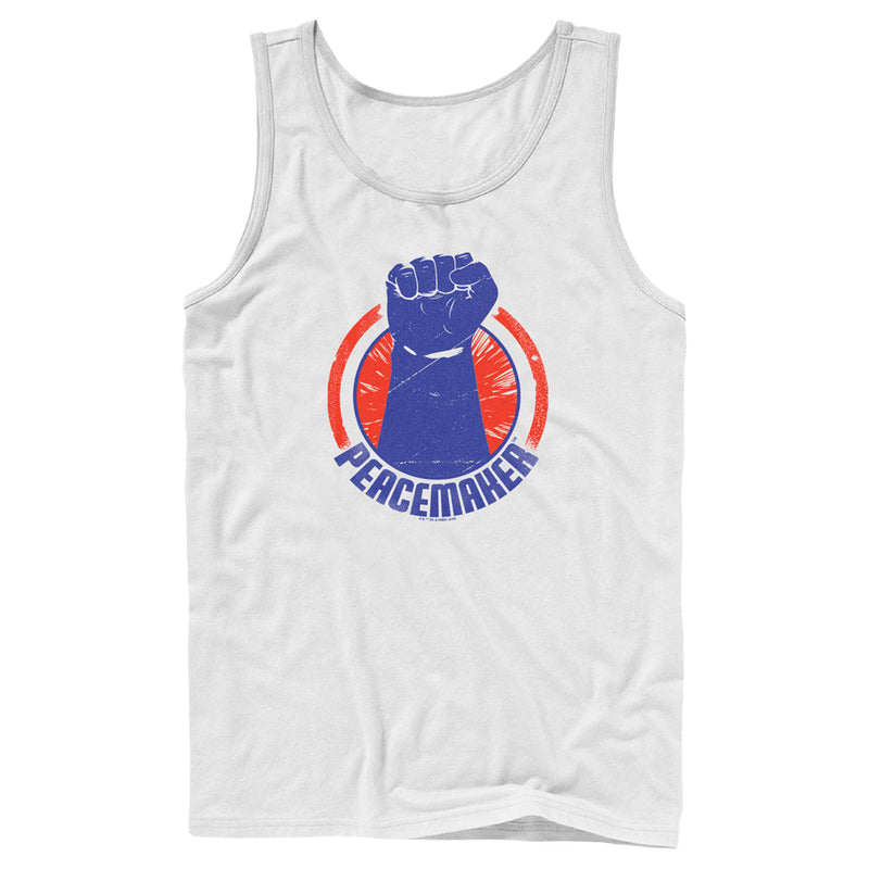 Men's Peacemaker Blue Fist Circle Tank Top