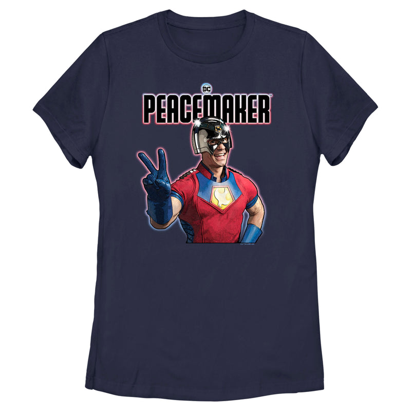 Women's Peacemaker Hero Peace Sign T-Shirt