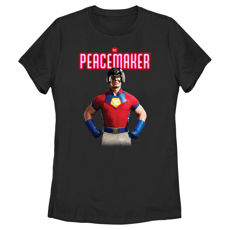 Women's Peacemaker Hero Portrait T-Shirt