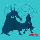 Girl's DC League of Super-Pets Batman and Ace Silhouettes T-Shirt