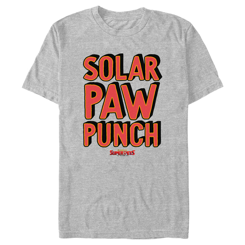 Men's DC League of Super-Pets Solar Paw Punch T-Shirt