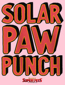 Girl's DC League of Super-Pets Solar Paw Punch T-Shirt