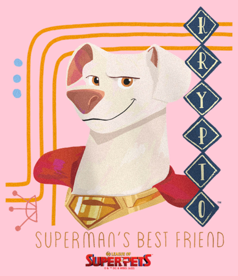 Girl's DC League of Super-Pets Superman's Best Friend Krypto T-Shirt