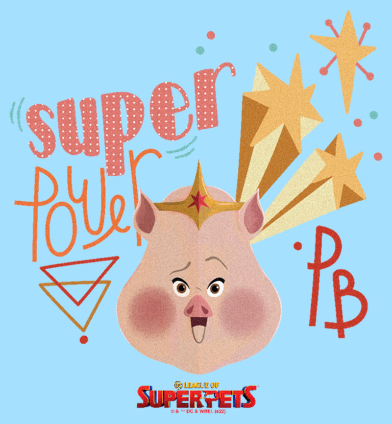 Men's DC League of Super-Pets Super Power PB Pig T-Shirt