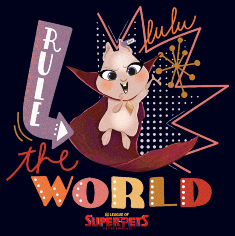 Junior's DC League of Super-Pets Lulu Rule The World T-Shirt