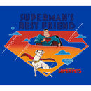 Men's DC League of Super-Pets Superman's Best Friend Logo T-Shirt