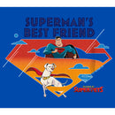 Boy's DC League of Super-Pets Superman's Best Friend Logo T-Shirt