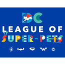 Men's DC League of Super-Pets Colorful Title T-Shirt