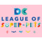 Girl's DC League of Super-Pets Colorful Hero Logos T-Shirt