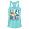 Junior's DC League of Super-Pets City Character Panels Racerback Tank Top