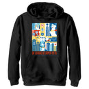 Boy's DC League of Super-Pets City Character Panels Pull Over Hoodie