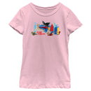 Girl's DC League of Super-Pets Metropolis Groupshot T-Shirt