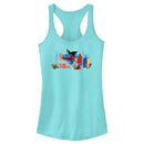 Junior's DC League of Super-Pets Metropolis Groupshot Racerback Tank Top