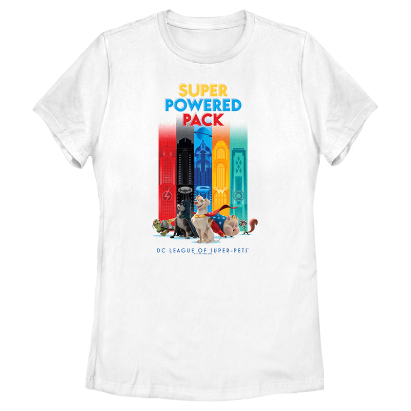 Women's DC League of Super-Pets Super Powered Pack T-Shirt