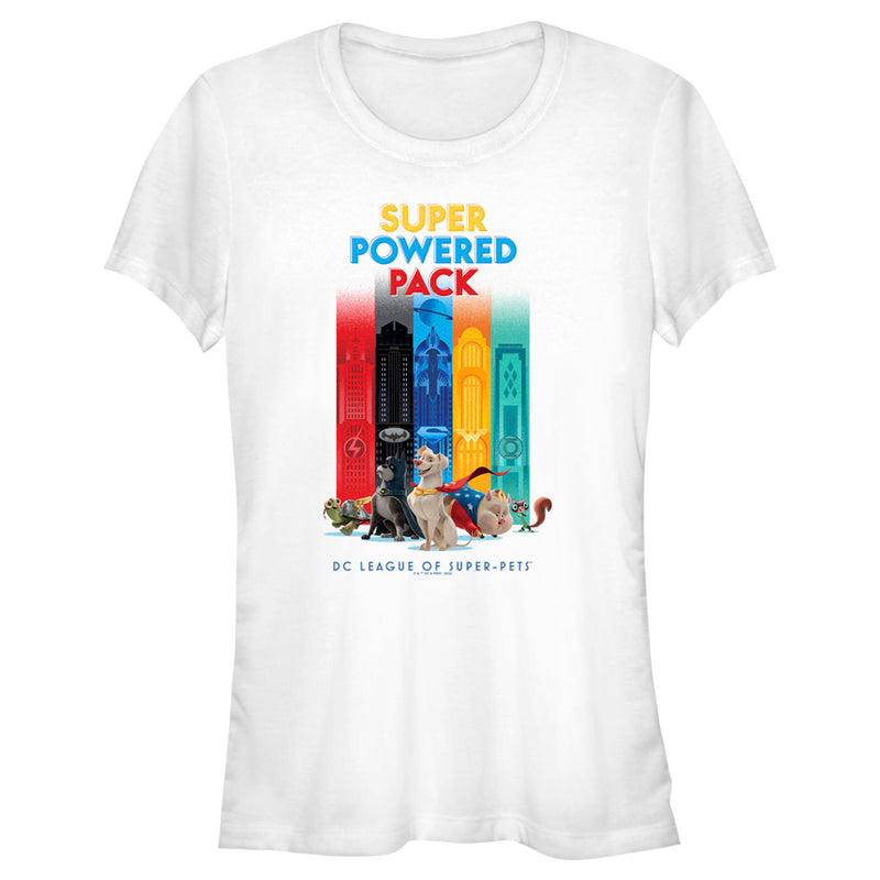 Junior's DC League of Super-Pets Super Powered Pack T-Shirt