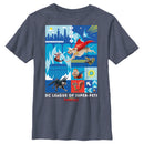 Boy's DC League of Super-Pets Battle Ready Poster T-Shirt