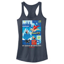 Junior's DC League of Super-Pets Battle Ready Poster Racerback Tank Top