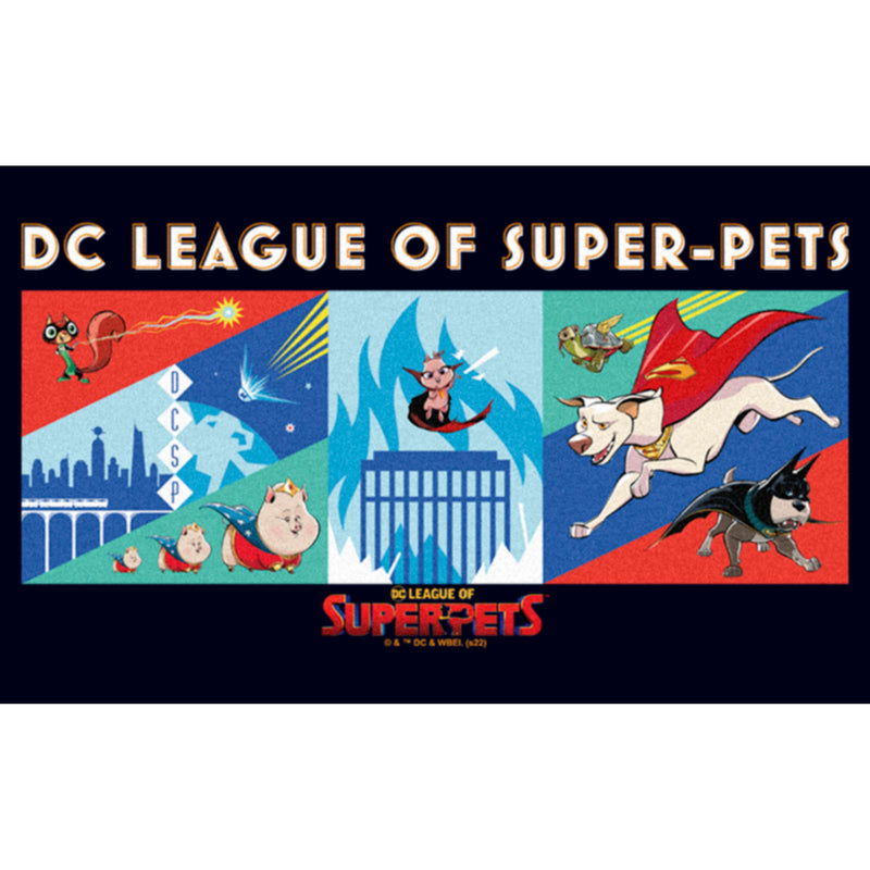 Women's DC League of Super-Pets Super Pack Panels T-Shirt