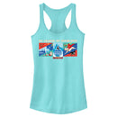 Junior's DC League of Super-Pets Super Pack Panels Racerback Tank Top