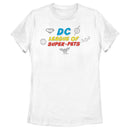 Women's DC League of Super-Pets Logo Doodle T-Shirt