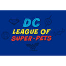 Junior's DC League of Super-Pets Logo Doodle T-Shirt