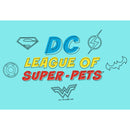 Junior's DC League of Super-Pets Logo Doodle Racerback Tank Top