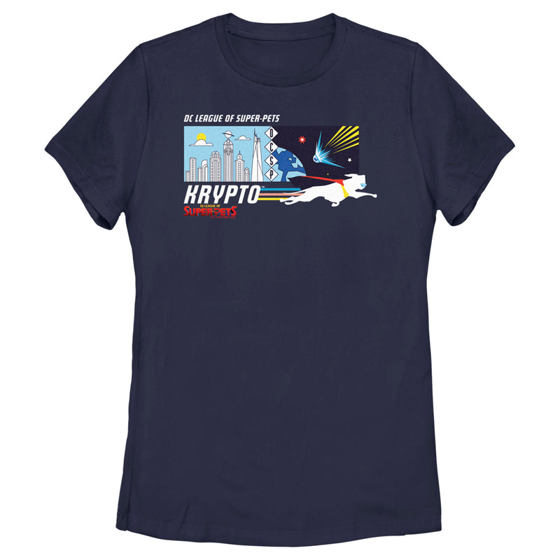 Women's DC League of Super-Pets Krypto Meteor T-Shirt