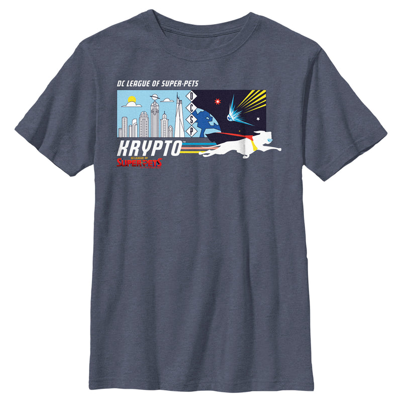 Boy's DC League of Super-Pets Krypto Meteor T-Shirt