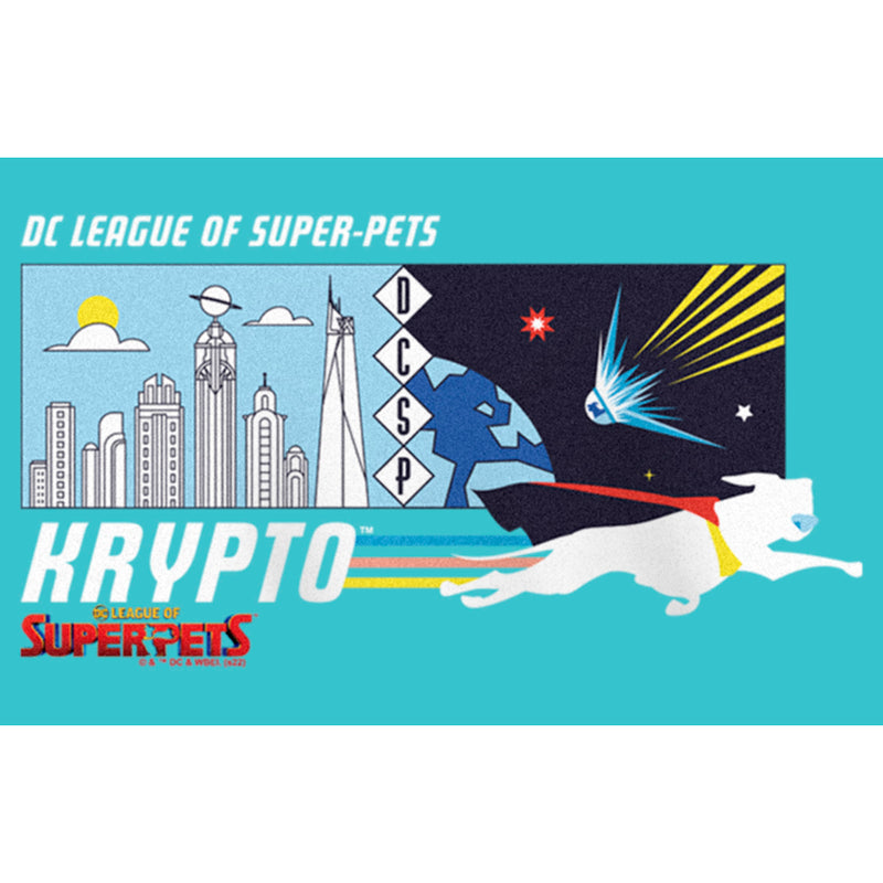 Girl's DC League of Super-Pets Krypto Meteor T-Shirt