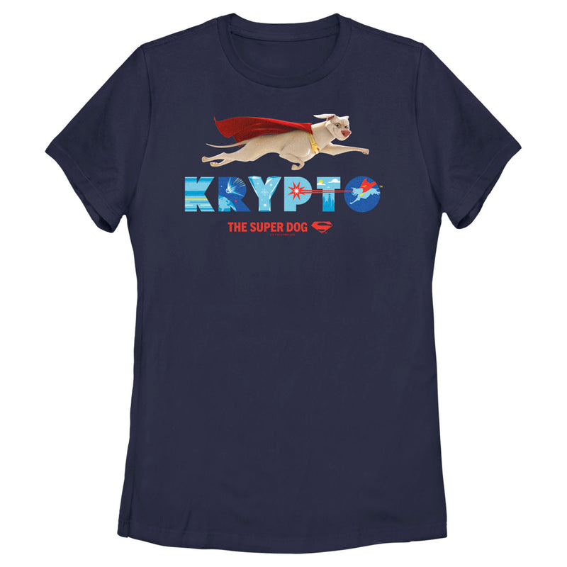 Women's DC League of Super-Pets Krypto Super Dog T-Shirt