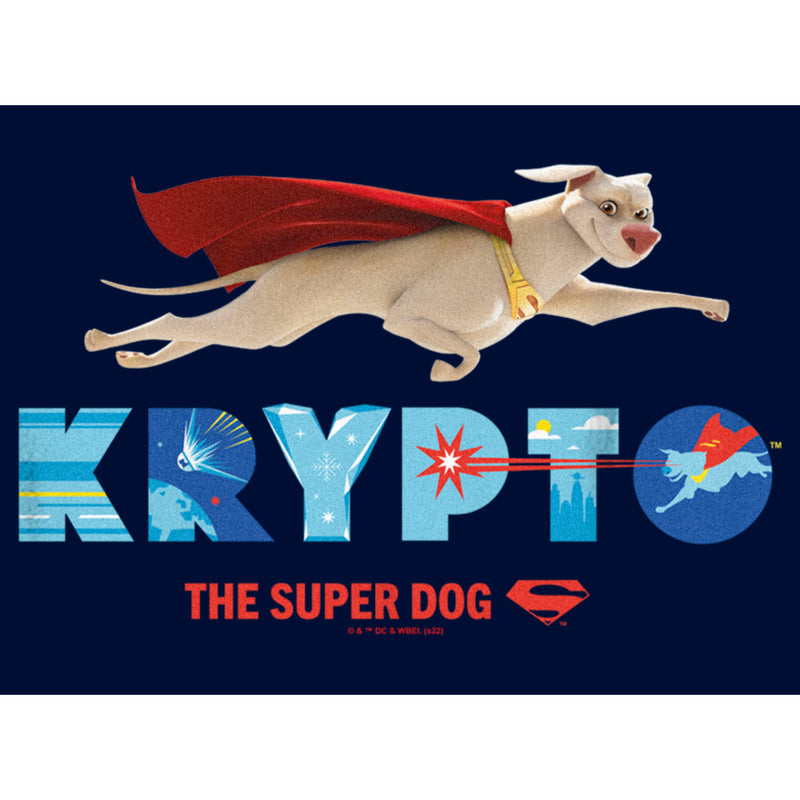 Boy's DC League of Super-Pets Krypto Super Dog T-Shirt