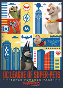 Junior's DC League of Super-Pets Super Powered Pack Panels Racerback Tank Top