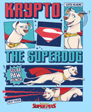 Men's DC League of Super-Pets Krypto the Superdog Comic T-Shirt