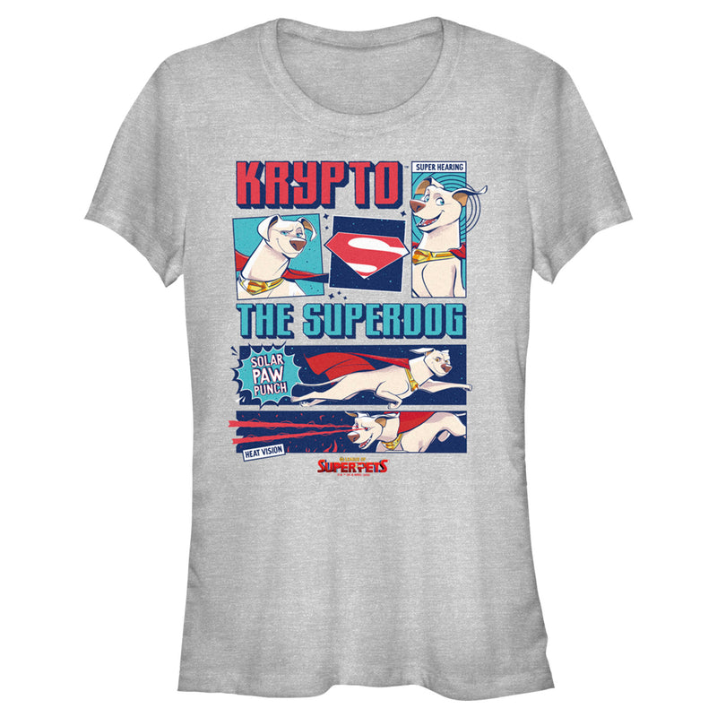 Junior's DC League of Super-Pets Krypto the Superdog Comic T-Shirt