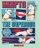 Girl's DC League of Super-Pets Krypto the Superdog Comic T-Shirt