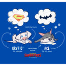 Boy's DC League of Super-Pets Cartoon Krypto and Ace Dreams T-Shirt