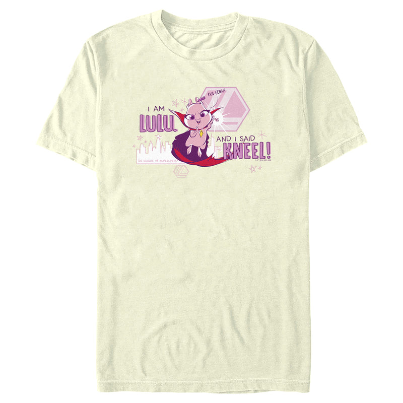 Men's DC League of Super-Pets I Am Lulu and I Said Kneel T-Shirt