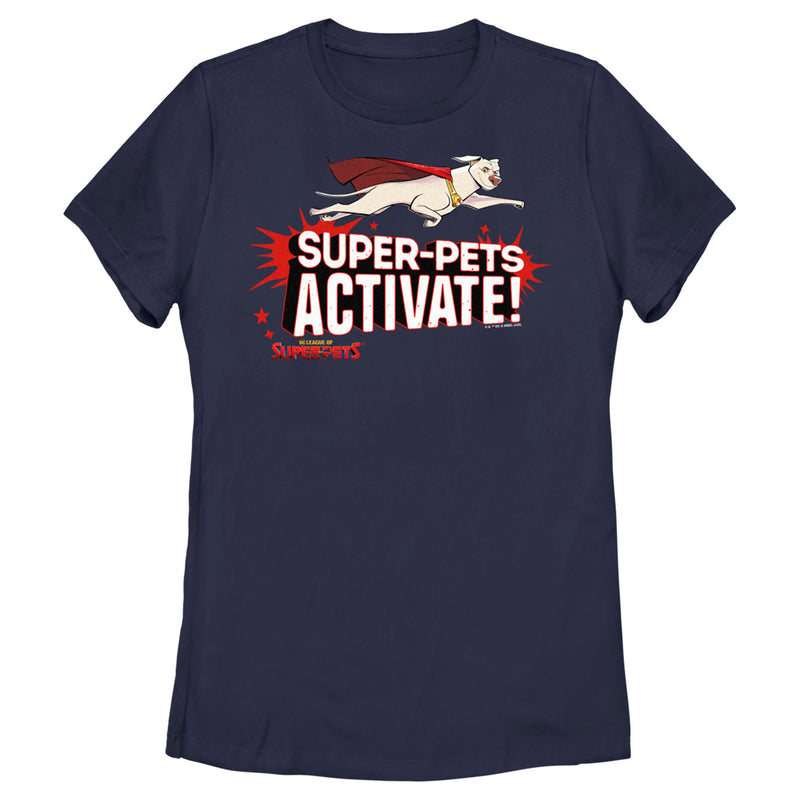 Women's DC League of Super-Pets Krypto Super-Pets Activate T-Shirt