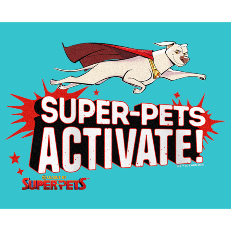 Girl's DC League of Super-Pets Krypto Super-Pets Activate T-Shirt