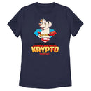 Women's DC League of Super-Pets Krypto Superman's Best Friend T-Shirt