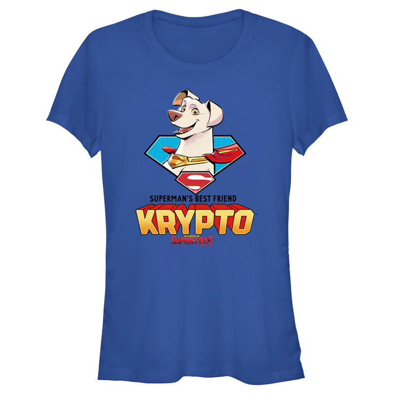 Junior's DC League of Super-Pets Krypto Superman's Best Friend T-Shirt