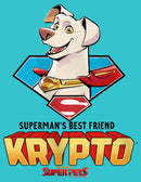 Girl's DC League of Super-Pets Krypto Superman's Best Friend T-Shirt