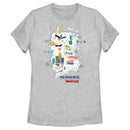 Women's DC League of Super-Pets Metropolis Map T-Shirt